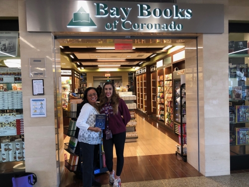 2/9/2023 While visiting my family in San Diego, I stopped by Bay Books of Coronado at the San Diego International airport to say 